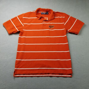 Oklahoma State Cowboys Polo Shirt Men Size M Short Sleeve Cotton VTG Y2K